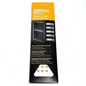 Schluter Systems Shelf Rectangular Niche Square Matte White NEW Sealed SNS1D3MBW